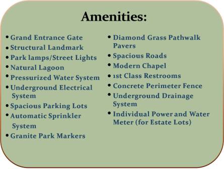 Park Amenities